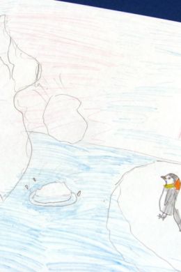 Детские рисунки антарктиды