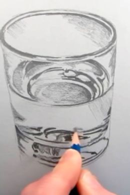 Раскраска стакан