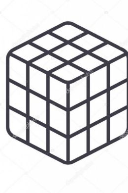 Кубик рубика раскраска