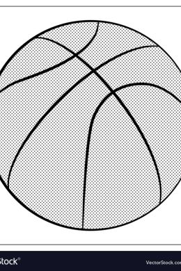 Раскраска баскетбольный мяч
