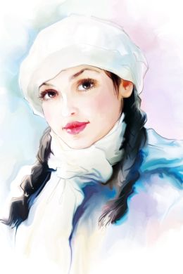 Снегурочка рисунок портрет