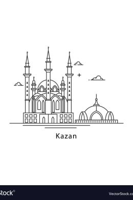 Казанский кремль раскраска