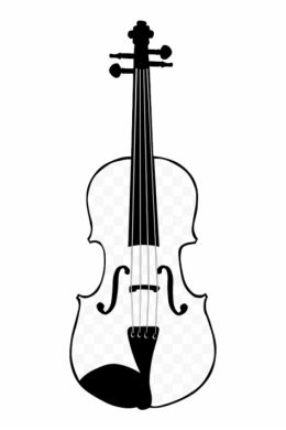Скрипка для срисовки