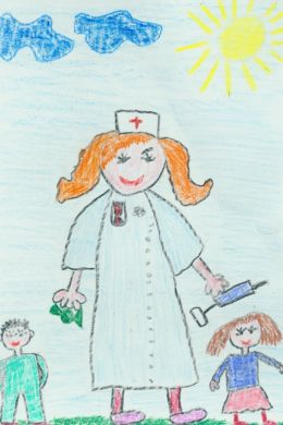 Детские рисунки на медицинскую тему