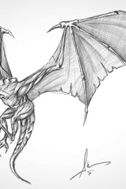 Рисунки дракона для срисовки