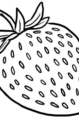 Раскраска ягоды и фрукты