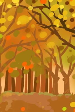Осеннее дерево детский рисунок