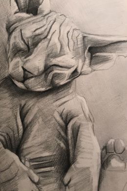 Сфинкс рисунок карандашом