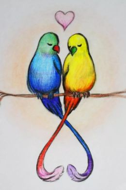 Рисунок птицы для срисовки