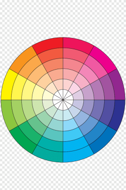 Цветовой круг раскраска