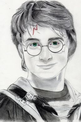 Гарри поттер портрет карандашом