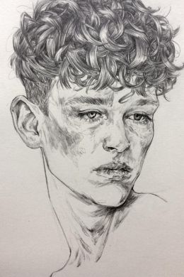 Портрет карандашом мужчина
