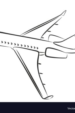 Рисунки для срисовки самолет