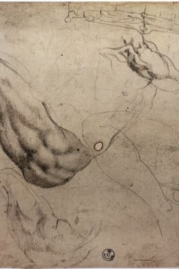 Микеланджело рисунки карандашом