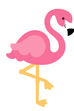 Рисунок фламинго для детей