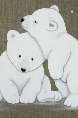 Рисунок белый медведь для детей