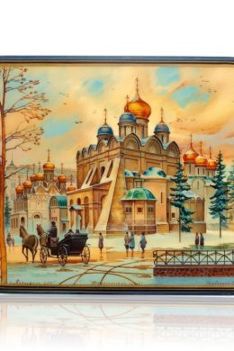 Вид русской народной миниатюрной живописи