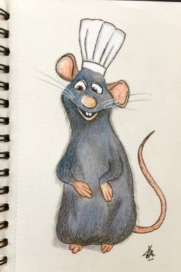 Мышка рисунок для срисовки
