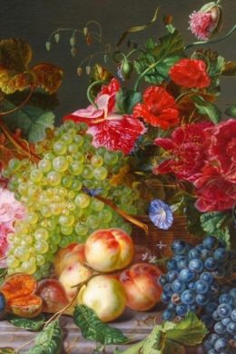 Голландские натюрморты цветы и фрукты