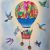 Рисунок воздушный шар для детей с корзиной