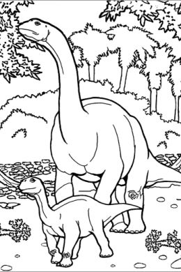 Рисунки для срисовки карандашом динозавров