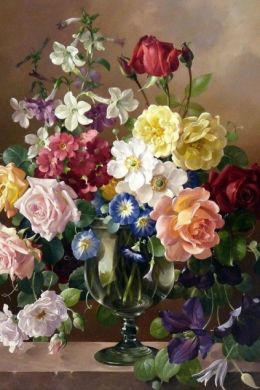Великолепие цветов в живописи