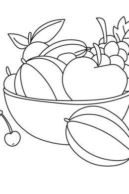 Рисунок ваза с яблоком карандашом