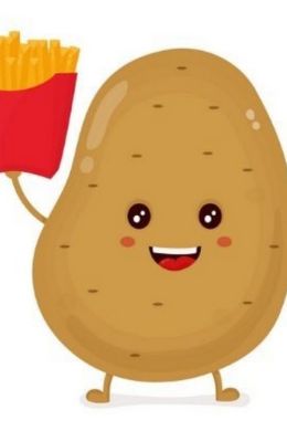 Рисунок картошка для детей