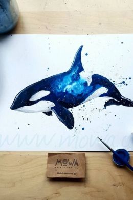 Натюрморт рыба кит
