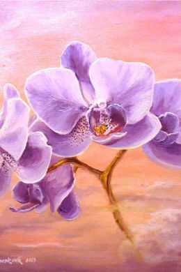 Рисунок орхидея для детей