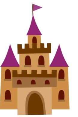 Сказочный замок рисунок для детей