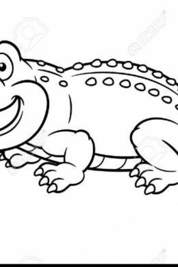 Крокодил рисунок для детей простой карандашом