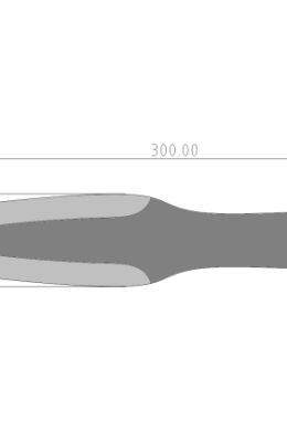 Трафарет метательного ножа