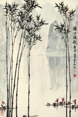 Китайская живопись сосна