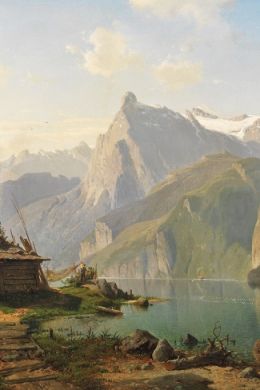 Альпийские пейзажи в живописи