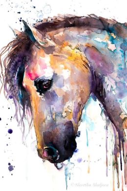 Рисунки лошадей красками