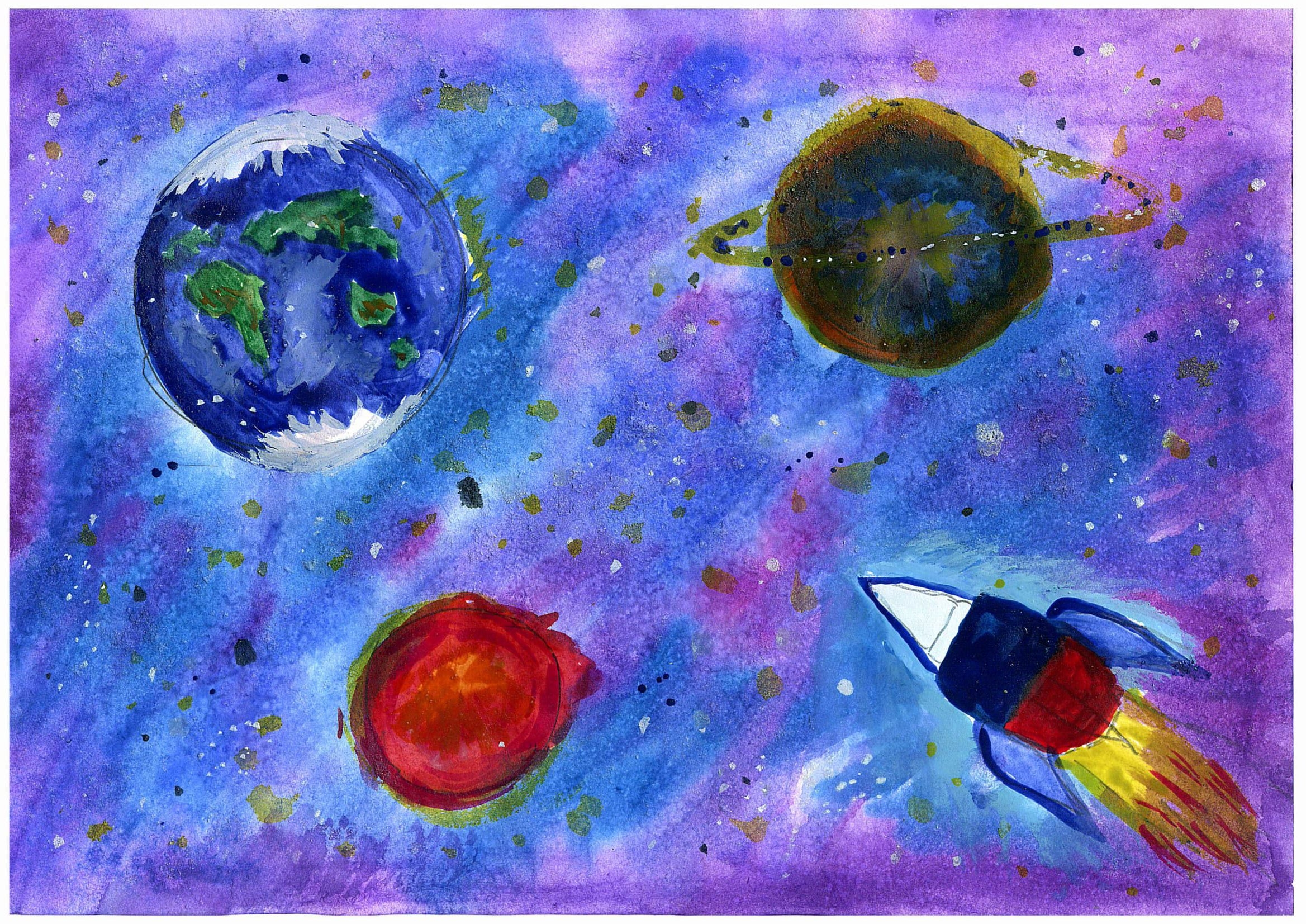 Нарисовать космас. Космос рисунок для детей. Рисование для детей космос. Космос картинки для детей. Космос рисунок карандашом.