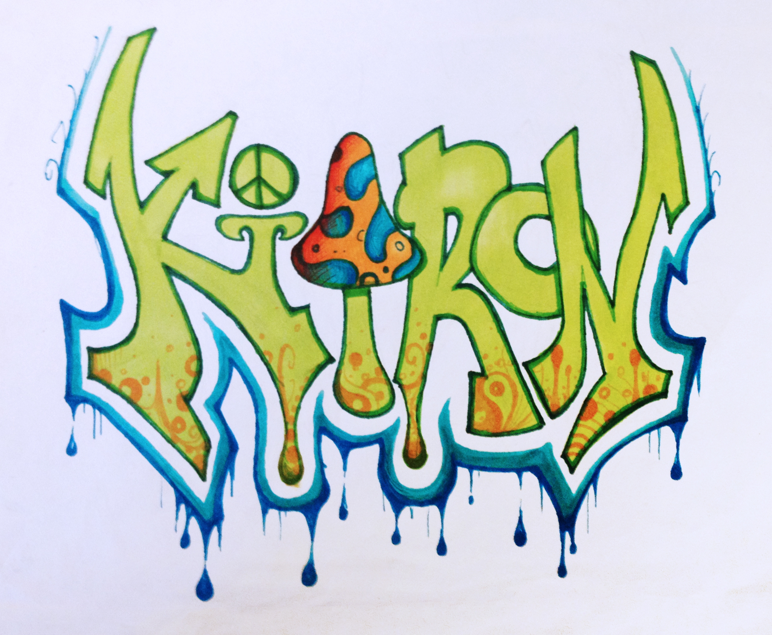 Рисунки граффити имена
