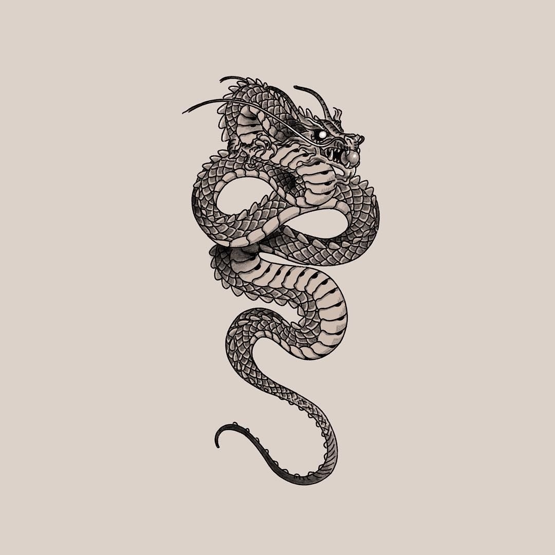 значение тату японского дракона с цветами | Дзен