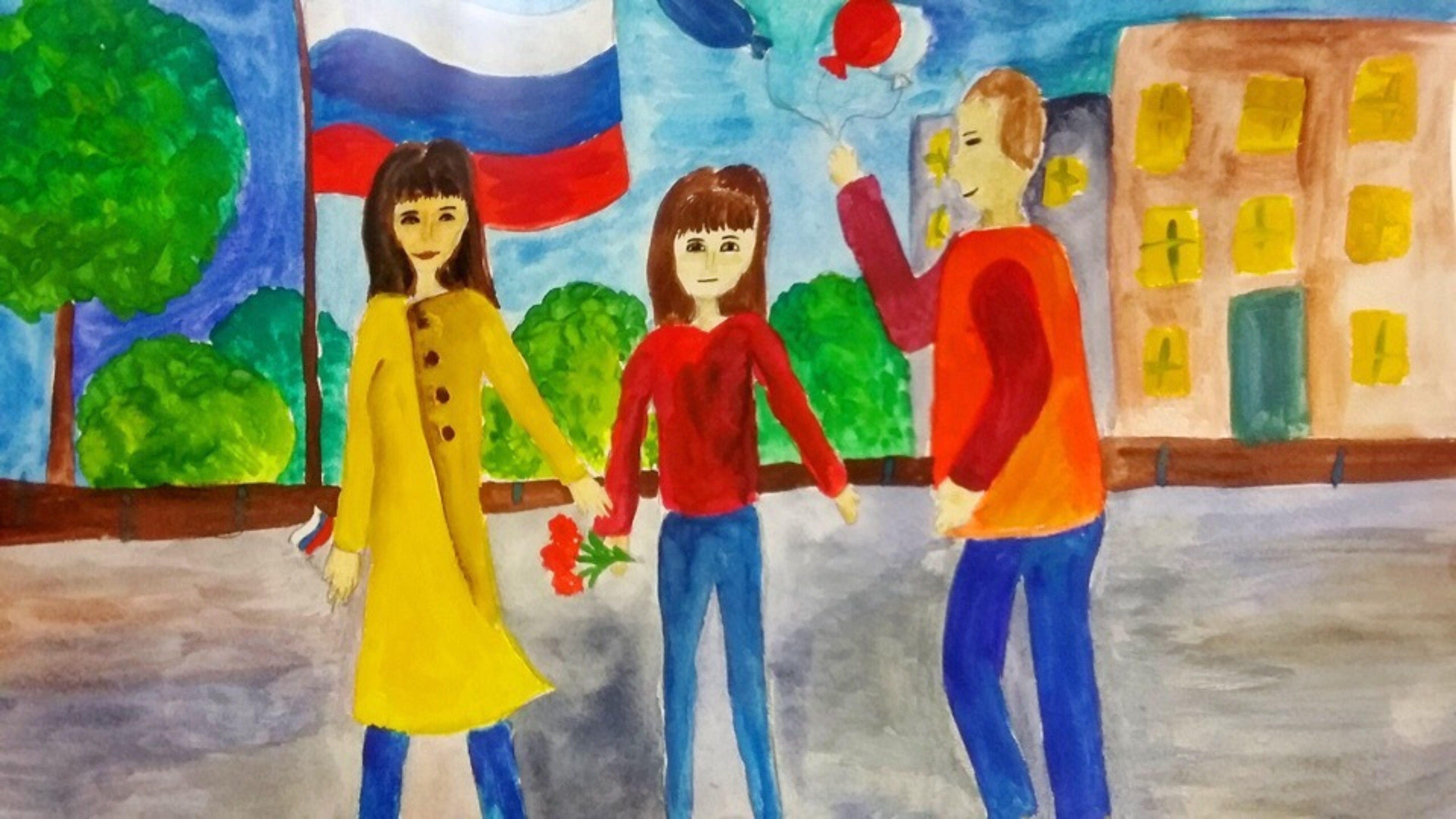 Конкурс детских рисунков Крым