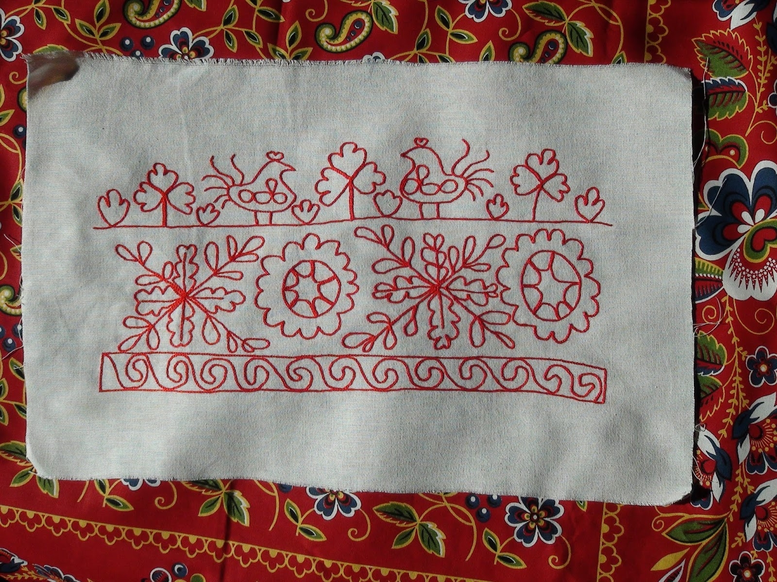Традиционная тамбурная вышивка Макошь