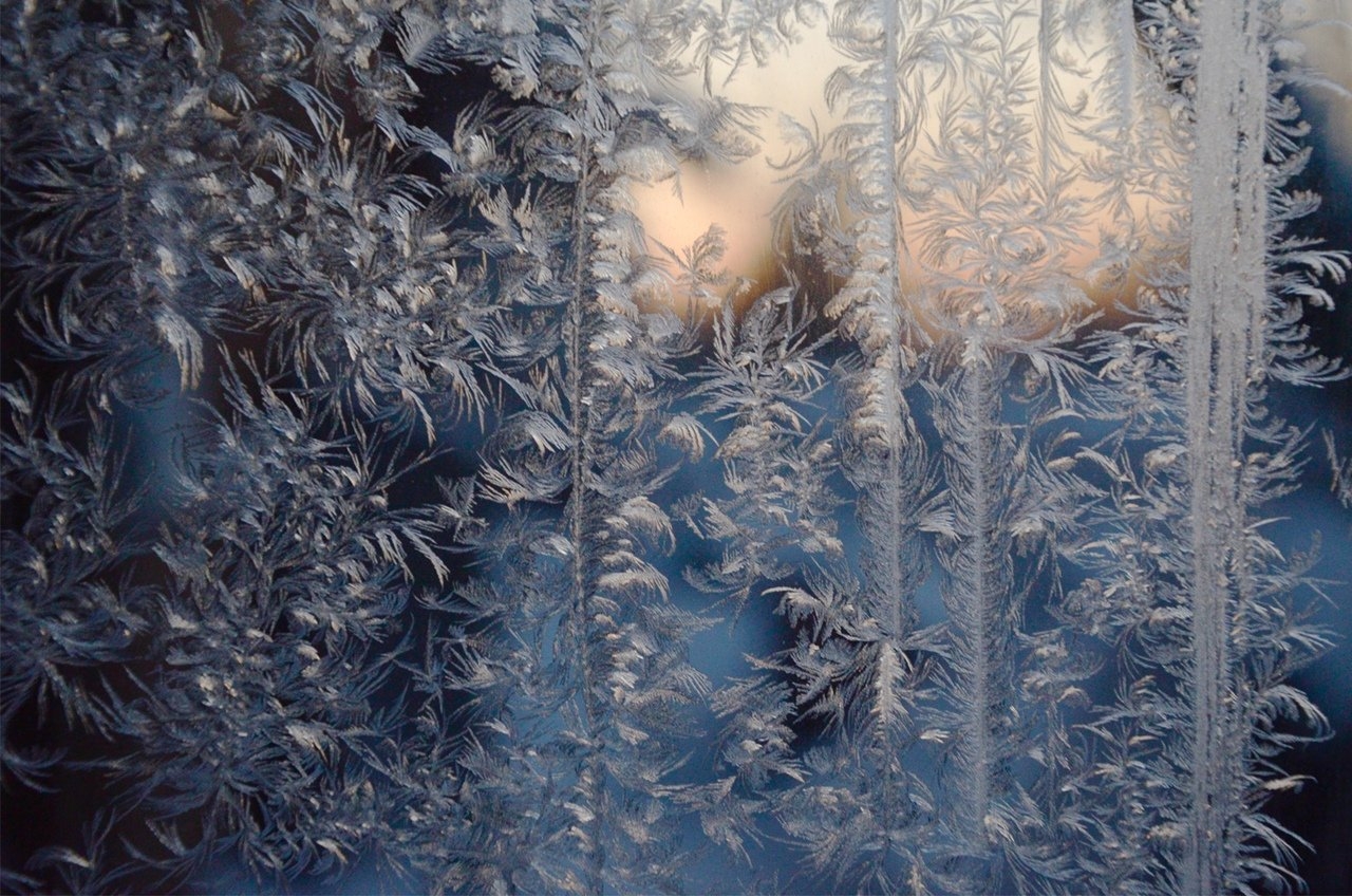 Морозное окно поделка