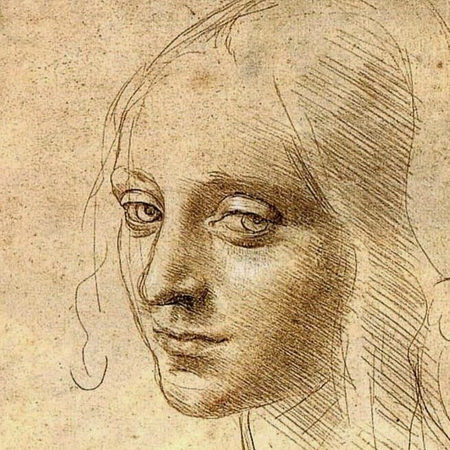 Леонардо да Винчи женский портрет в профиль
