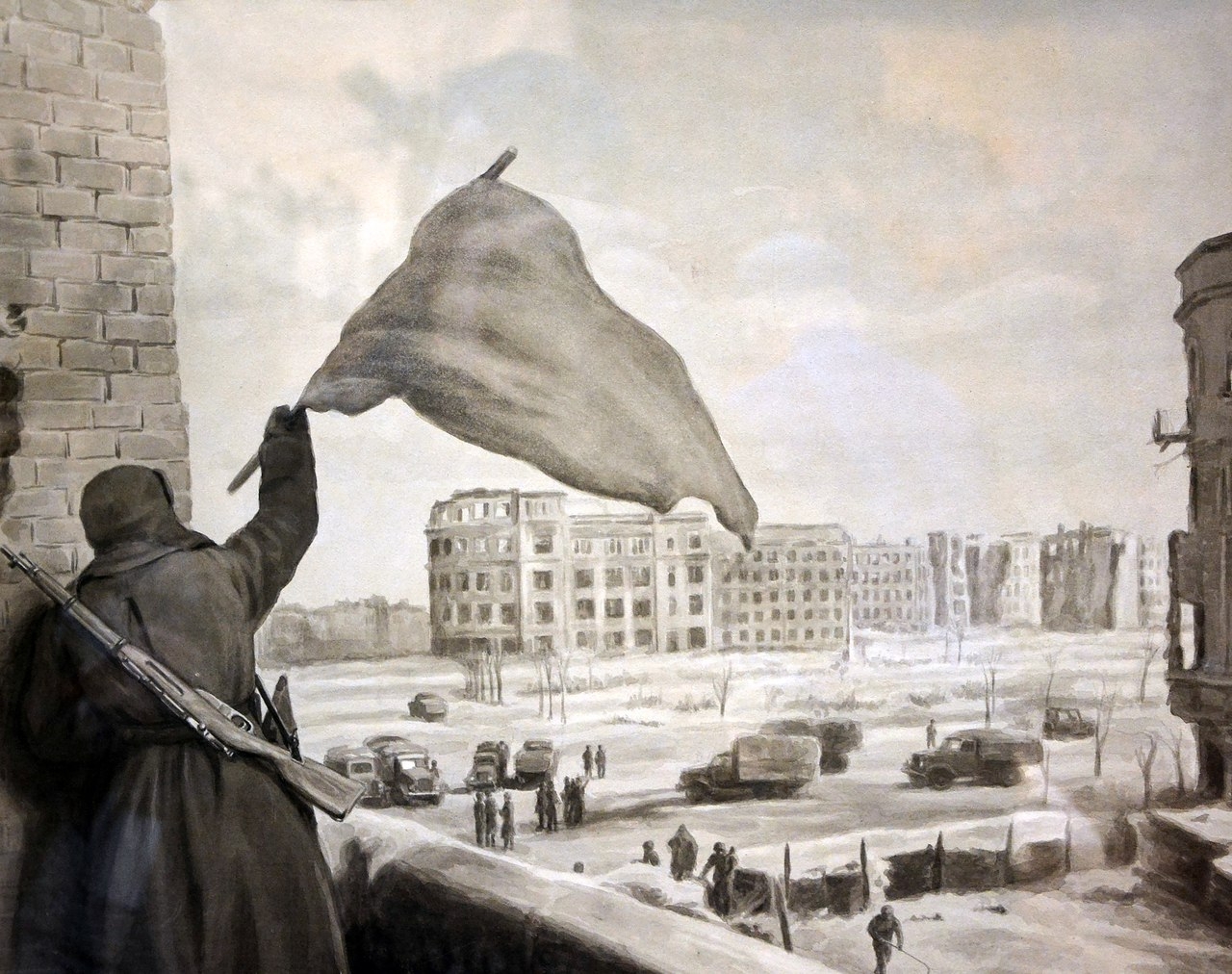 Сталинград рисунок