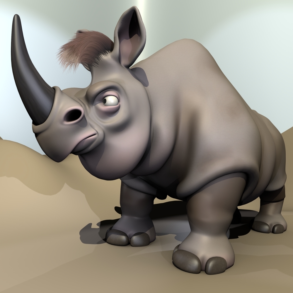 Носороги мультяшные