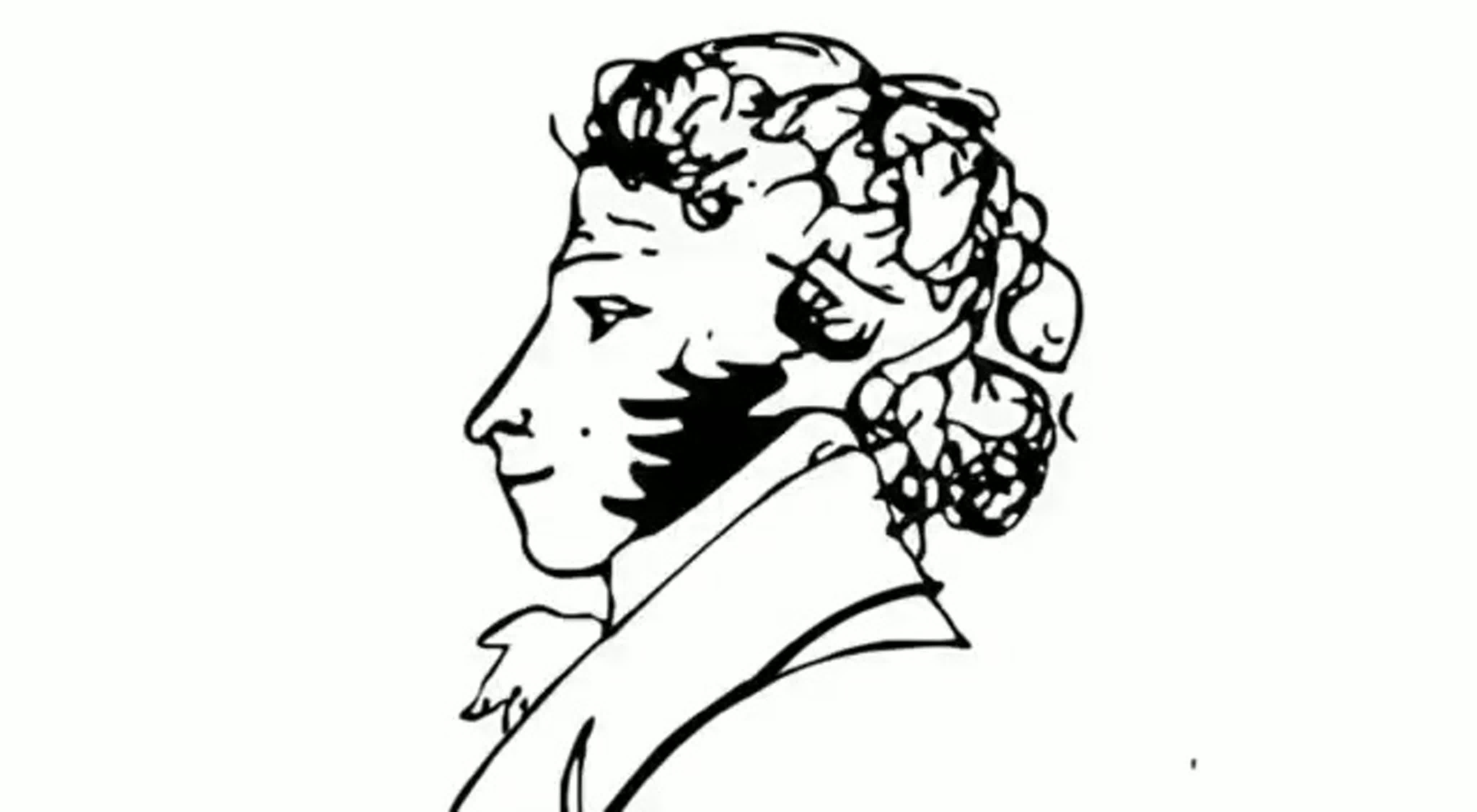 Пушкин портрет профиль