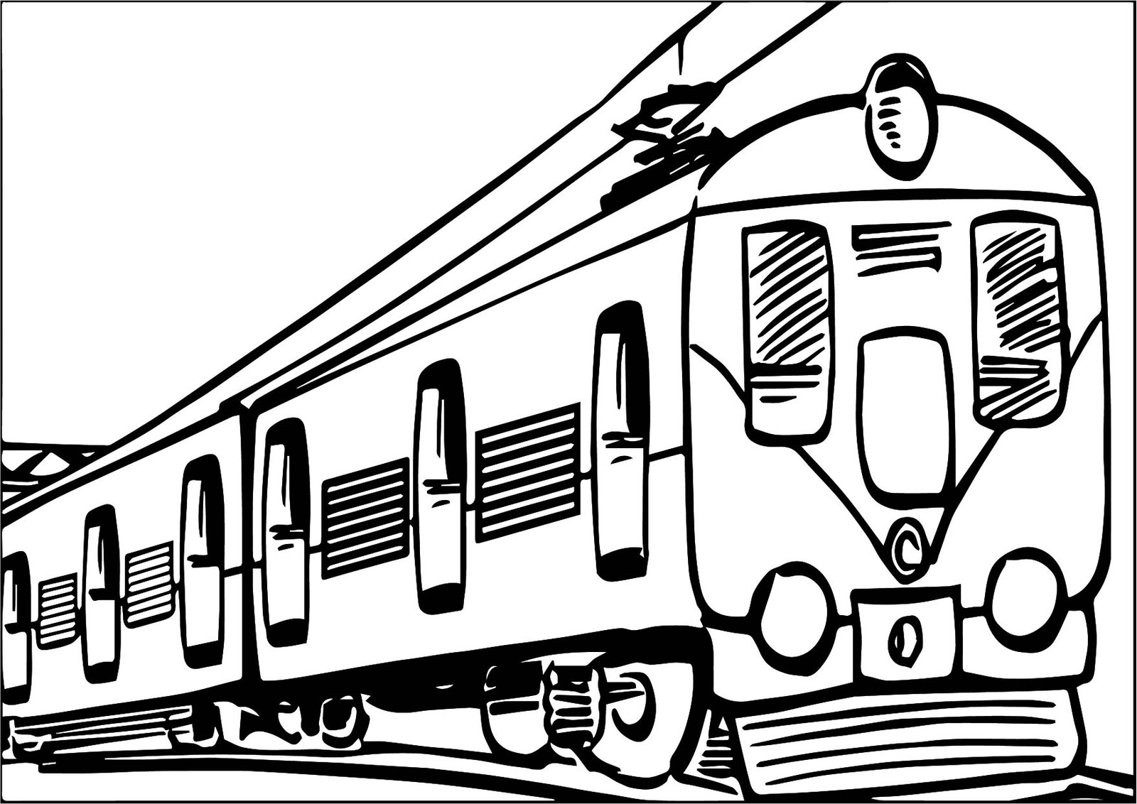 Раскраска поезд ржд - 53 фото