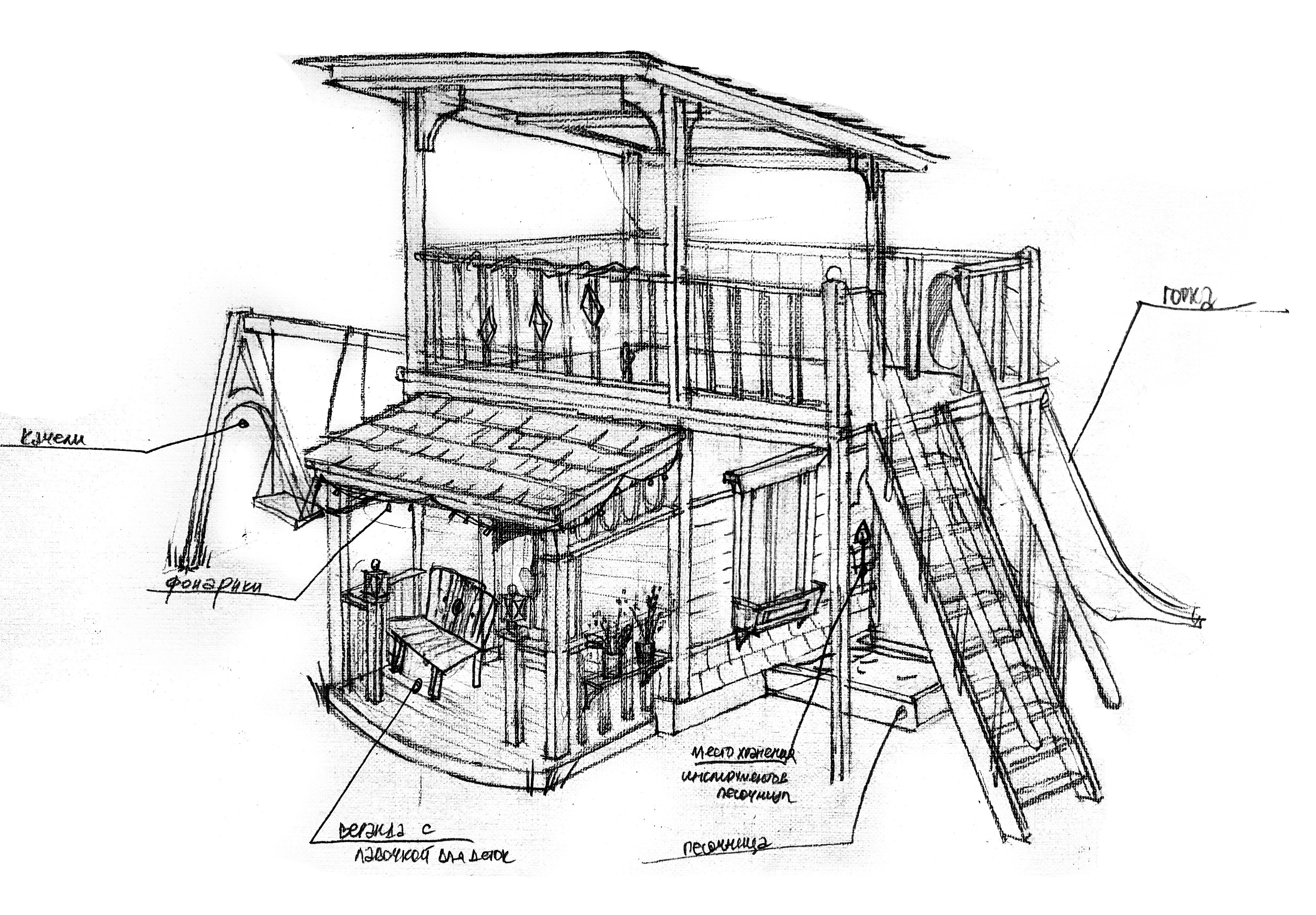 Эскиз детской площадки