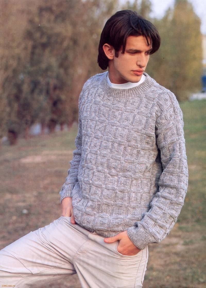 Вязаные свитера для мужчин
