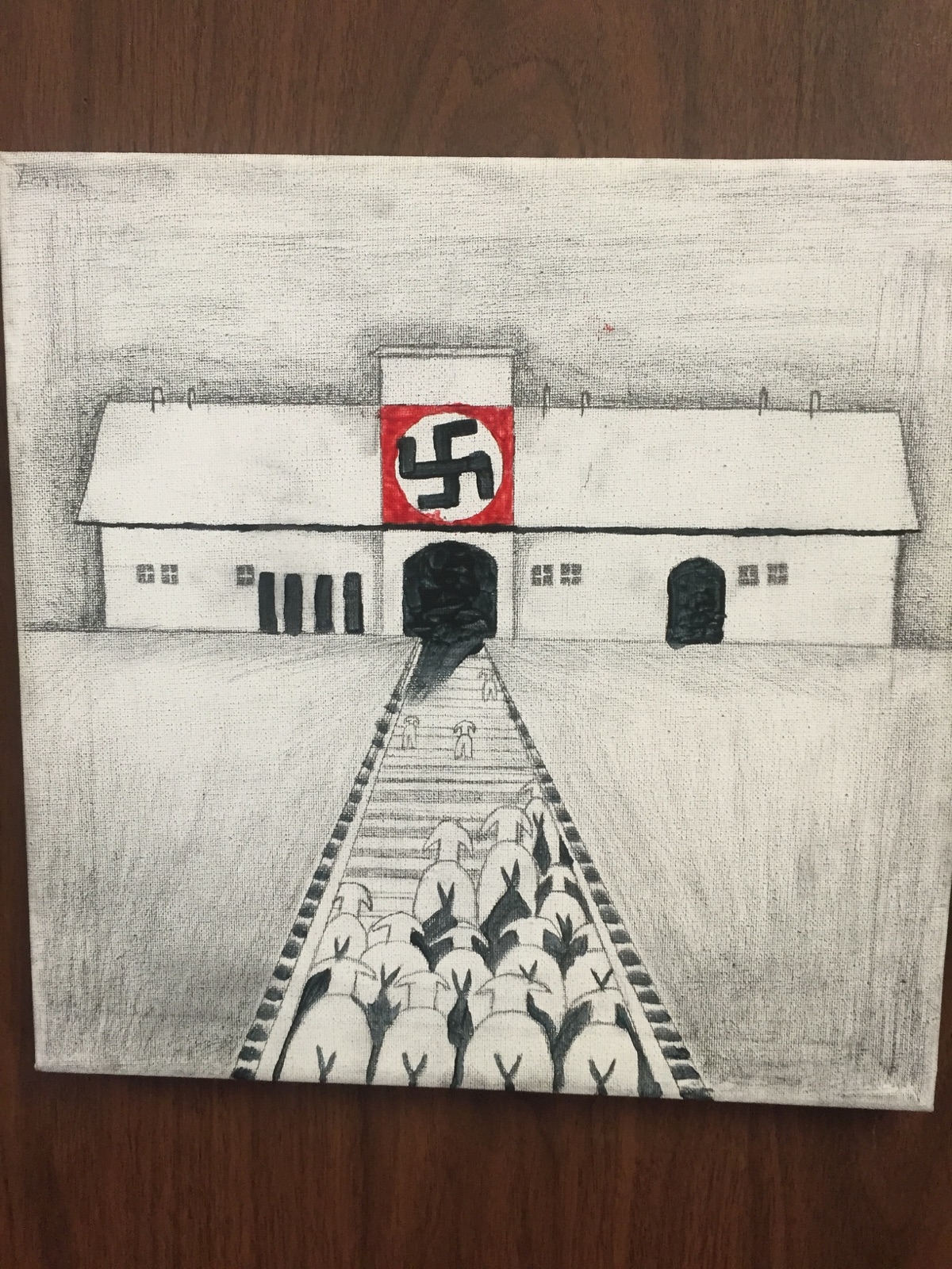 Аппликация на тему Холокост